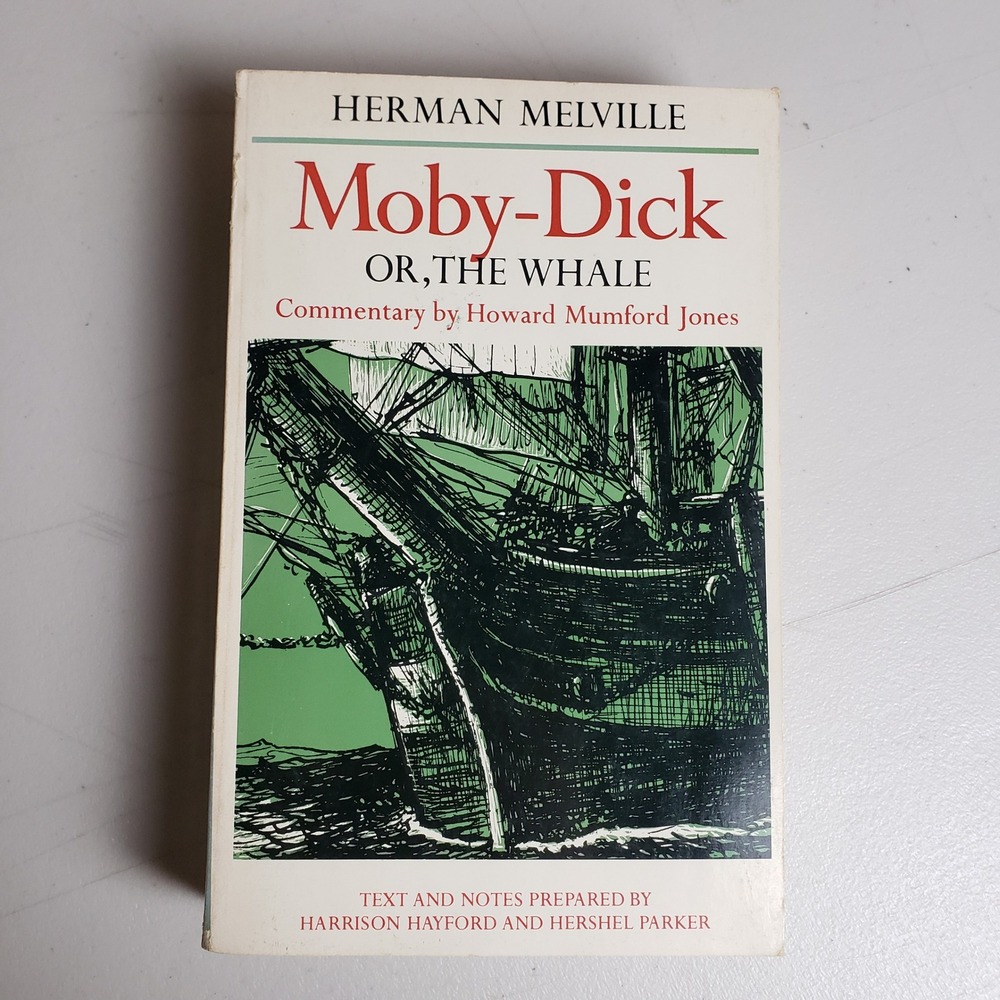 Herman Melville Moby-Dick Norton Critical Edition 1976 Paperback Howard M Jones